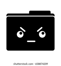 folder file kawaii character