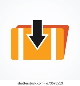 Folder File Logo Vector Template