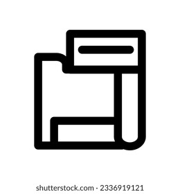 elemento de diseño de icono de portafolios de archivos de carpetas
