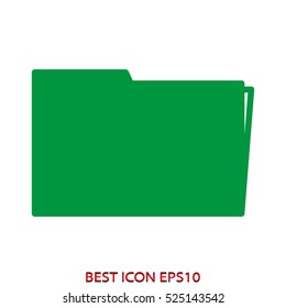 folder, file, vector icon, eps10