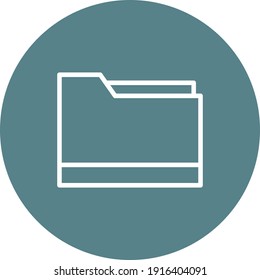 Folder, files, document Icon vector image. Can be used for phone and tablet. Suitable for mobile apps, web apps and print media.
