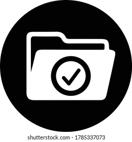 Carpeta, icono de archivos / color negro