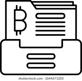 Folder Filled Style Icon Design