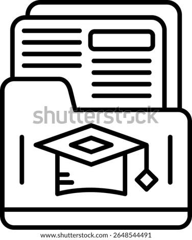 Folder Filled Style Icon Design