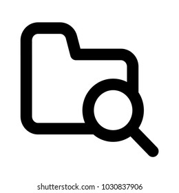 folder find magnifier 