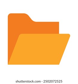Folder Flat Icon Design For Personal nad Commercial Use
