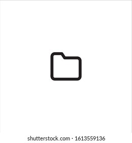 Folder flat icon illustration- Vector