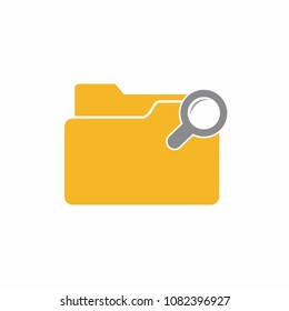 Folder Flat Icon - Symbol Vector