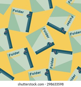 folder flat icon,eps10 seamless pattern background