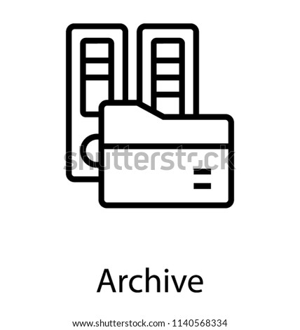 A folder with the foles depicting archive 