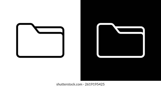 Folder icon for banner and packaging design. Vector illustration