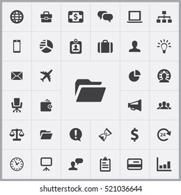 folder icon. Business icons universal set for web and mobile