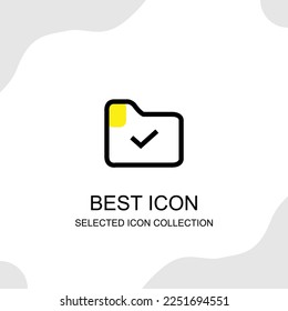 Folder icon collection can be used for digital and print