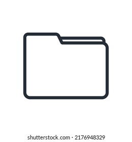 Folder icon. Data organization. Vector.