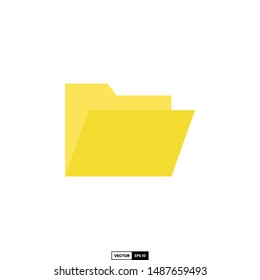 Folder icon, design inspiration vector template for interface and any purpose