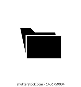 folder icon design template. Trendy style, vector eps 10