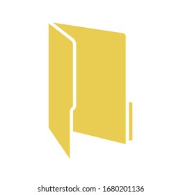 Folder Icon. Design Template. vector illustration on white background