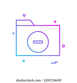 Folder icon design vector