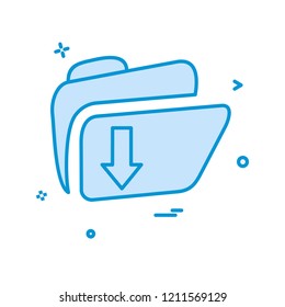 Folder icon design vector
