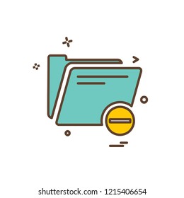 Folder icon design vector