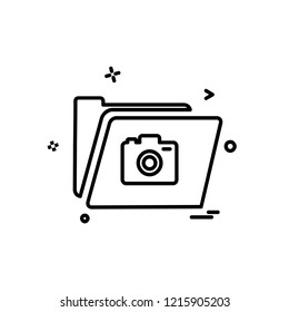 Folder icon design vector
