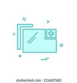 Folder icon design vector