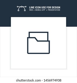 folder icon design vector illustration