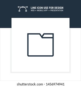 folder icon design vector illustration