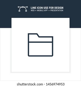 folder icon design vector illustration