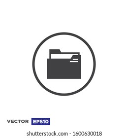 Folder Icon Design Vector Illustration