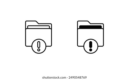 Folder icon design with white background stock illustration
