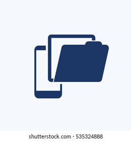 Folder icon design,clean vector