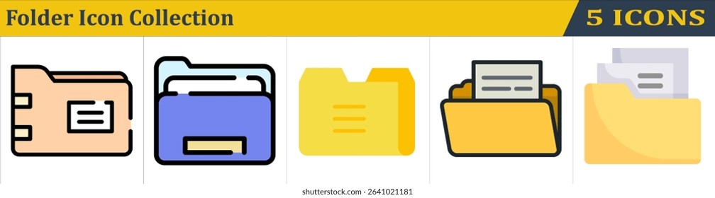 Folder icon with different style