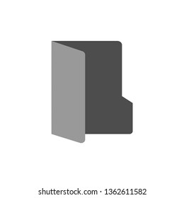 
Folder Icon. Document or Data Illustration As A Simple Vector Sign & Trendy Symbol for Design and Websites, Presentation or Mobile Application.