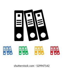 Folder Icon. Documents icons universal set for web and mobile