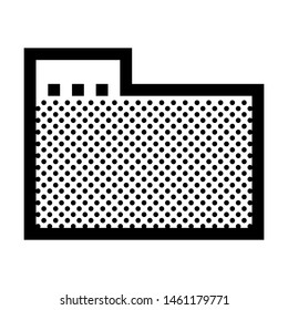 Folder Icon with Dots Style.