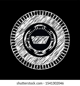 folder icon drawn on blackboard