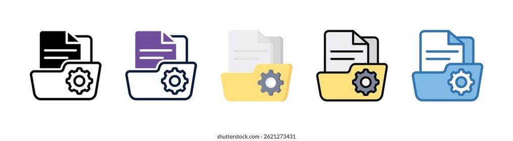 Elemento De Ícone De Pasta Para Design