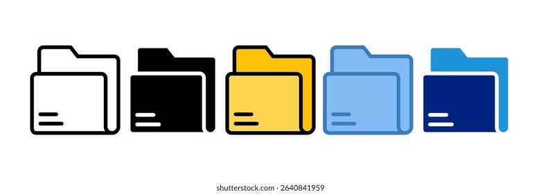 Folder Icon Element For Design