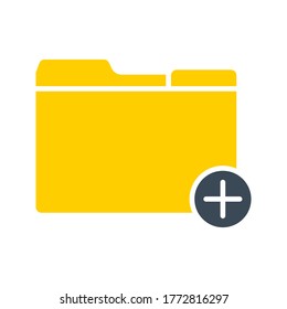 folder icon. Folder   file of documents, portfolio with files, business icon. vector illustration