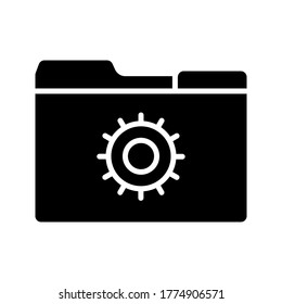 folder icon. Folder   file of documents, portfolio with files, business icon. vector illustration