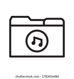 folder icon. Folder file of documents, portfolio with files, business icon. vector illustration on white background