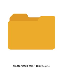 folder icon. Folder file of documents, icon for web. vector illustration