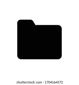 Folder Icon, File Sign and Symbol. Vector icon.