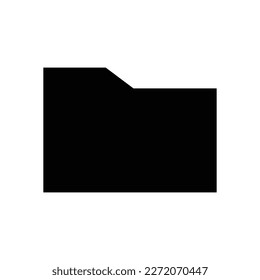 folder icon, file vector, office illustration