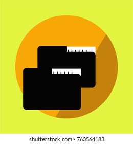 folder icon flat design