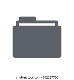 Folder Icon, flat design style