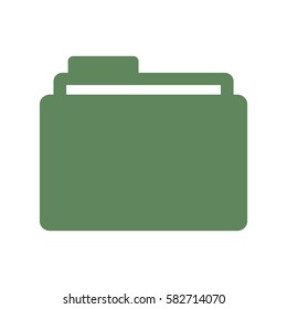 Folder Icon, flat design style