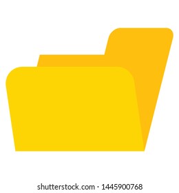 folder icon. flat illustration of folder vector icon for web