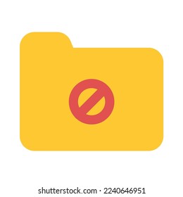 Folder Icon with Flat Style